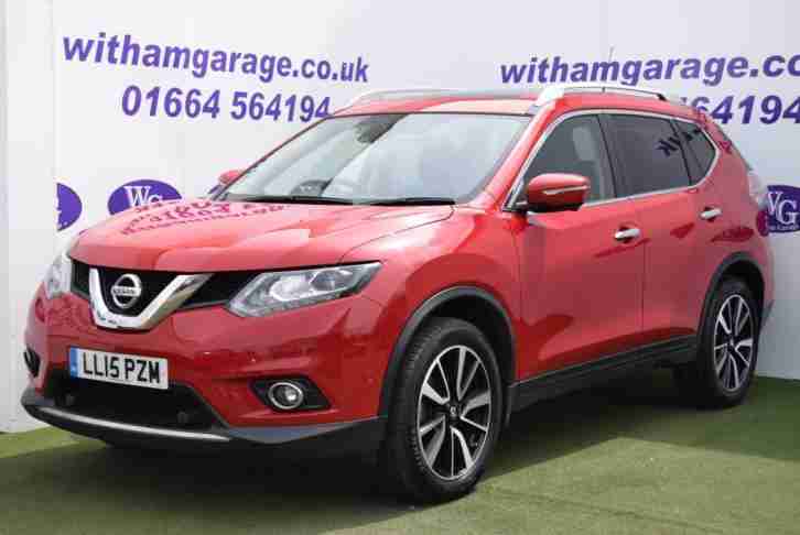 NISSAN X-TRAIL 1.6 DCi 130 7 SEAT XTRONIC CVT TEKNA AUTOMATIC IN CHILLI PEPPER