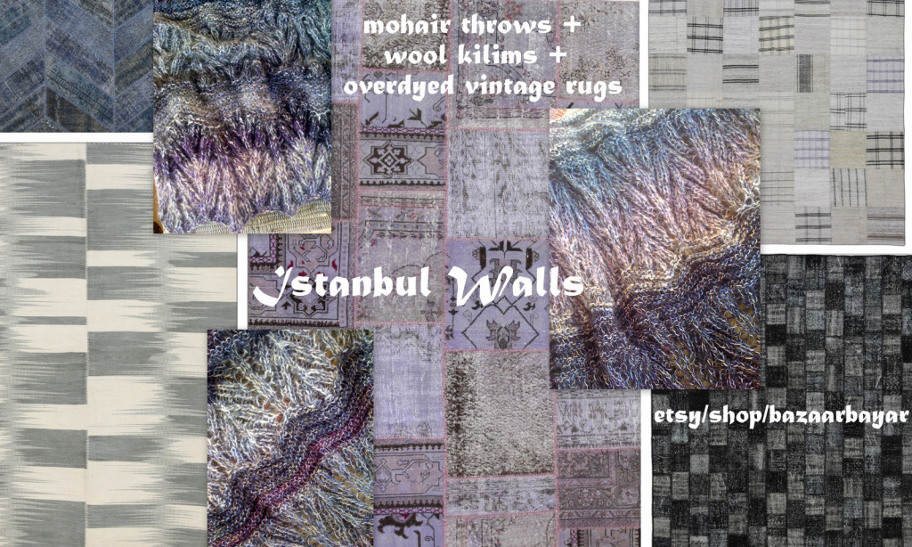 Istanbul Walls Handknit Mohair Throw