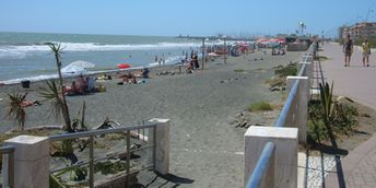 Italy, Lazio, Lido di Ostia beach