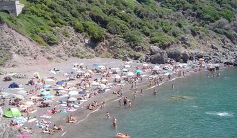 Italy, Tuscany, Cala del Leone beach