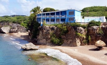 ABC islands, Curacao, Playa Forti beach, central area