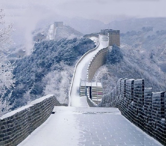 badaling in winter