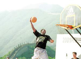 kobe on the mutianyu