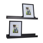 Floating Shelves with Picture Frames