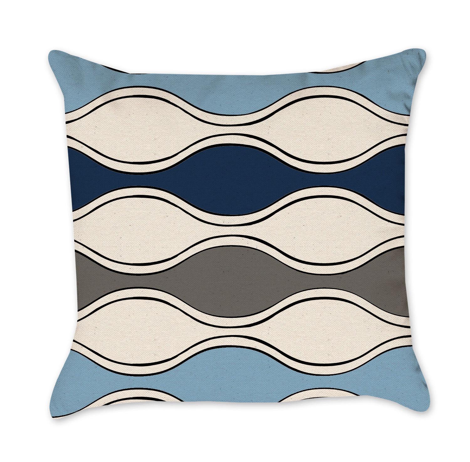 Light Blue Chevron Pillows