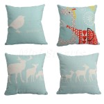 Light Blue Decorative Pillows