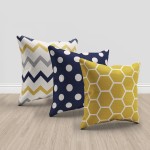 Navy Blue Couch Pillows