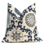 Navy Blue Decorative Pillows