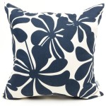 Throw Pillows Navy Blue