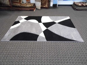 Black and White Carpet Design