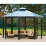 Aluminum and Steel Hardtop Gazebo