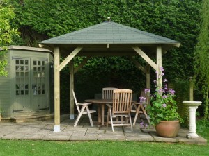 Square Wooden Gazebo Kits