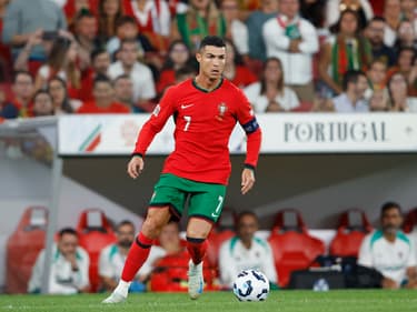 Cristiano Ronaldo buteur lors du match entre le Portugal et l'Ecosse, le 8 septembre 2024