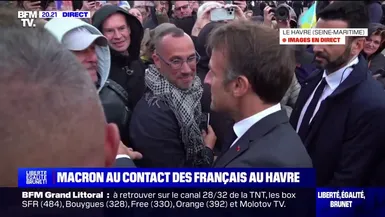 Emmanuel Macron s'offre un bain de foule au Havre en marge des célébrations des 80 ans de la Libération de la ville