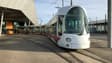 Une rame de tramway à Lyon.