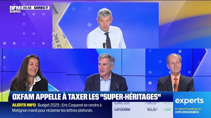 Les Experts : Oxfam appelle à taxer les "super-héritages" - 17/09