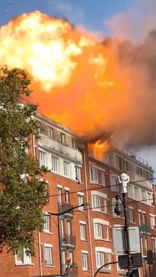 Paris: impressionnante explosion dans un immeuble du 13e arrondissement de Paris 