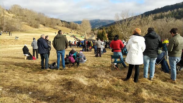  Agnières-en-Dévoluy, village d'arrivée de la spéciale numéro 11 du rallye Monte-Carlo