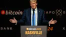 Donald Trump lors de la troisième journée de la conférence Bitcoin 2024 au Music City Center, le 27 juillet 2024 à Nashville, dans le Tennessee.