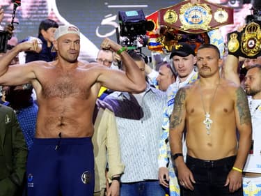 Tyson Fury et Oleksandr Usyk