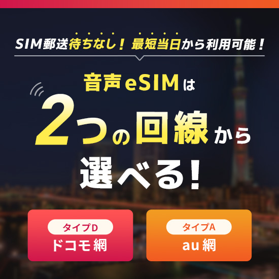 データ専用eSIM 月額440円/2GB