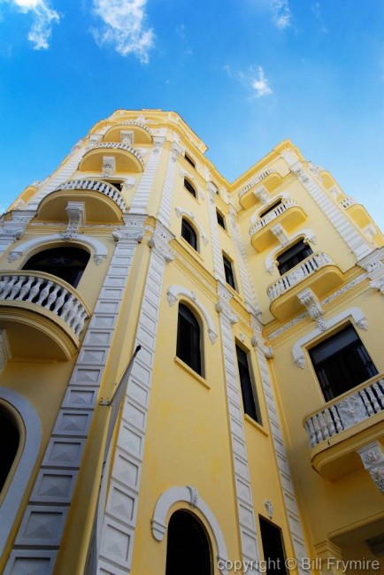 old apartment building in old Havana, Havana, Cuba