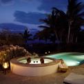 Couple in Hot Tub at Villa