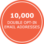 10,000 Double Opt-in Email Addresses