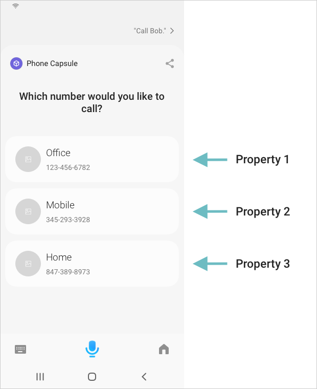 A list showing only the most relevant choices from a larger set of possible options