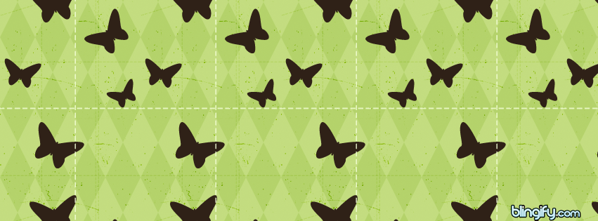 Cute Butterfly facebook cover