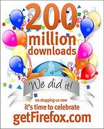  Browser Firefox 200 milhões de downloads