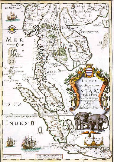 >>PETA JAJAHAN EMPAYAR ISLAM BENUA SIAM NAGARA KEDAH PADA TAHUN 1730.