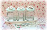 So Shabby Pink Hex Jar Set