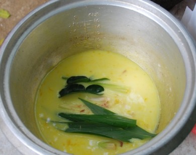 rebung masak lemak,bamboo shoots,slow food