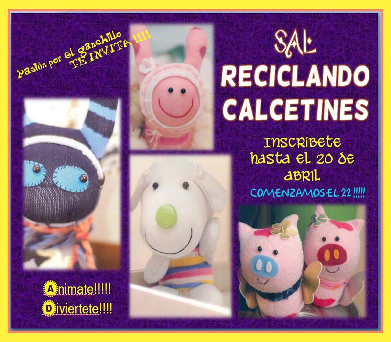 19- SAL reciclando calcetines