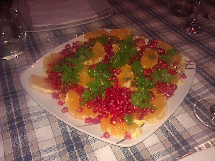 Salada de Laranja e Romã