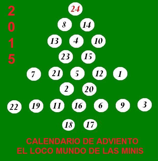 Calendario de adviento 2015