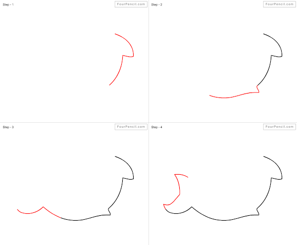 How to draw Dolphin - slide 1