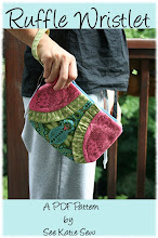 Ruffle Wristlet PDF Sewing Pattern