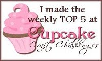 WOOHOO I made it to TOP5 over at Cupcake Craft Challenge