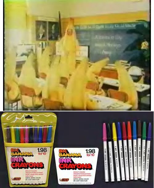 Bic Banana crayons: