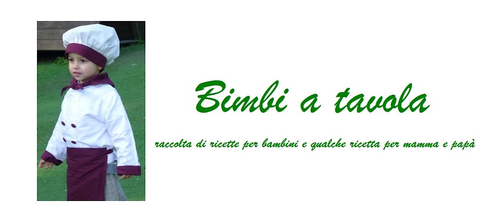 bimbi a tavola