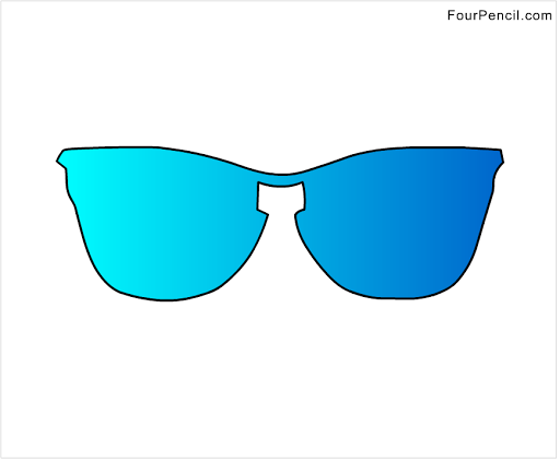 Free Printable Sunglass draw other side drawing activity for kids