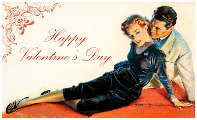 retro valentine's day