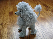 jointed poodle (fluffy rayon fabric)