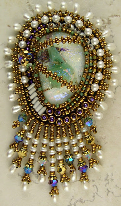 Paisley Pearl Brooch