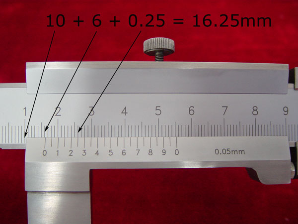 Cara membaca angkup vernier