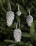 White Pinecones