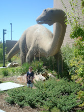 Payton with HUGE Dino