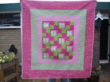 Roze babyquilt